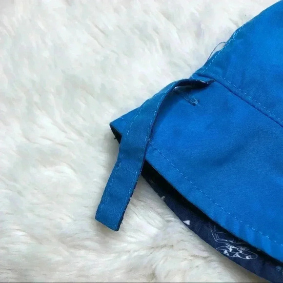 Reversible Sunhat Blue 1-3  Years - Picture 10 of 12
